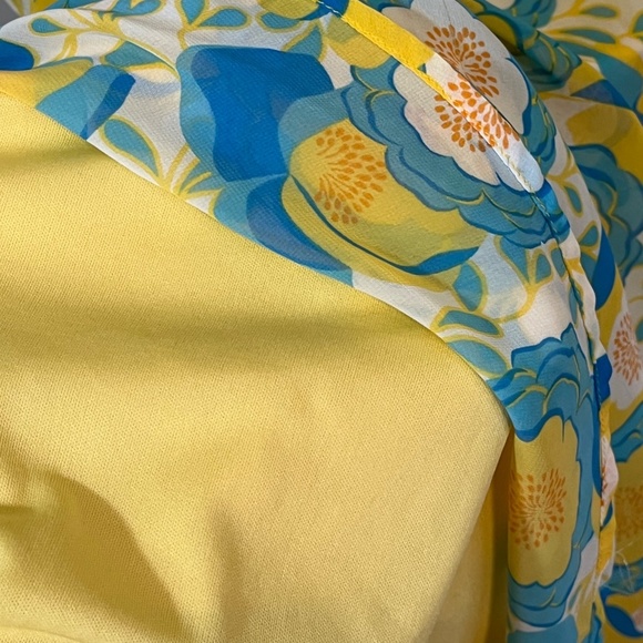 Torrid Floral Midi Dress - Yellow and Blue - Picture 6 of 11